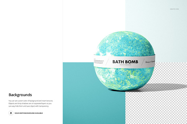 Download Bath Bomb Mockup Set | Creative Photoshop Templates ...