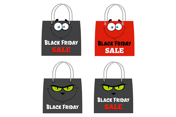 Black Friday Shopping Bags | Pre-Designed Photoshop Graphics ~ Creative Market