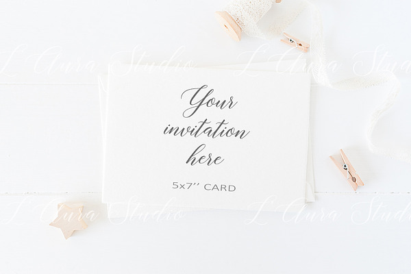 Download Wedding Invitation Mockup Psd Creative Illustrator Templates Creative Market Yellowimages Mockups