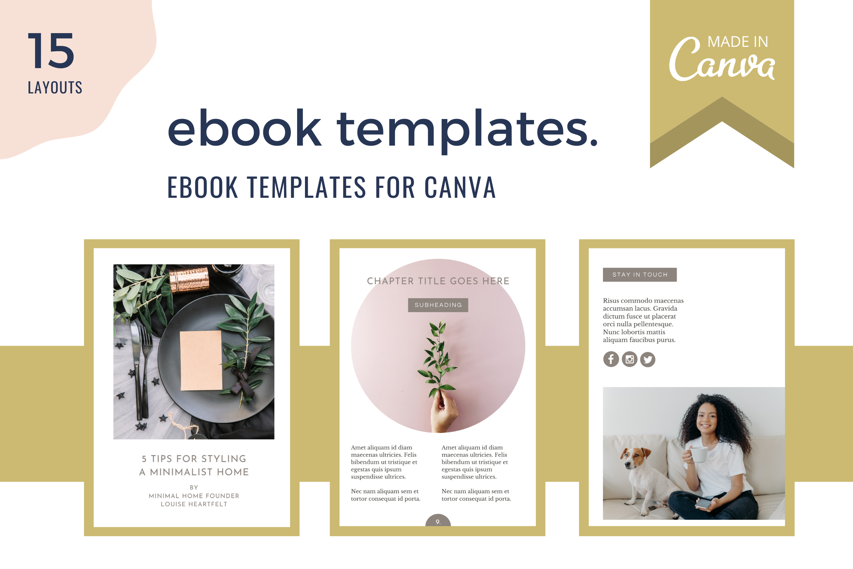 Ebook template for Canva | Magazine Templates ~ Creative Market