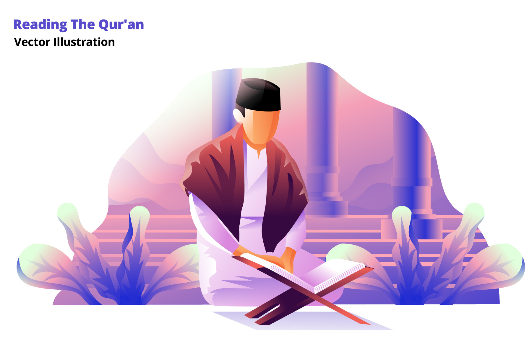 reading-quran-vector-illustration-pre-designed-illustrator-graphics