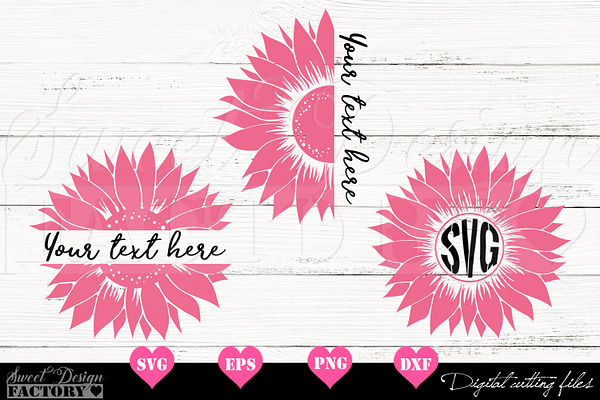 Download Sunflowers Wreath Svg Pre Designed Photoshop Graphics Creative Market