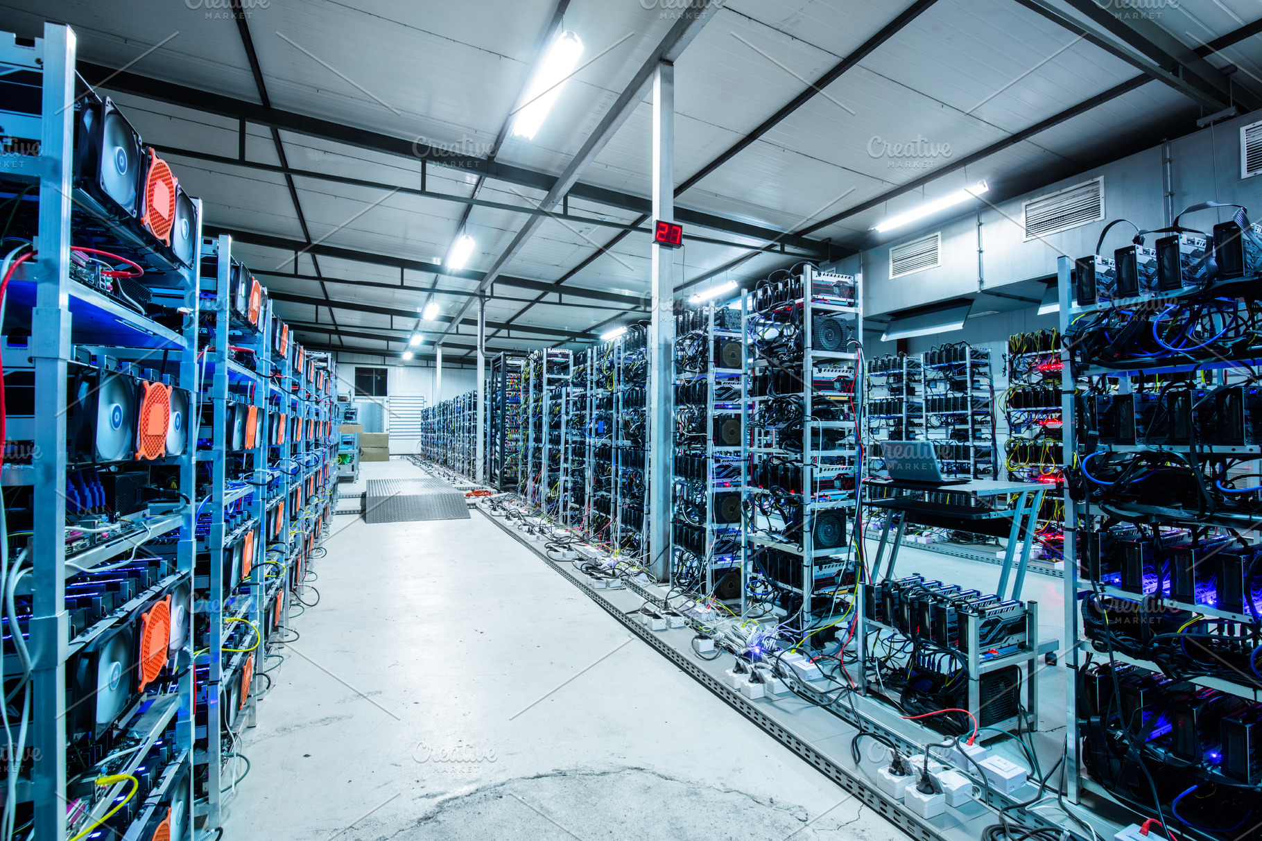 Bitcoin And Crypto Mining Farm Containing Bitcoin Mining And Farm High Quality Technology Stock Photos Creative Market