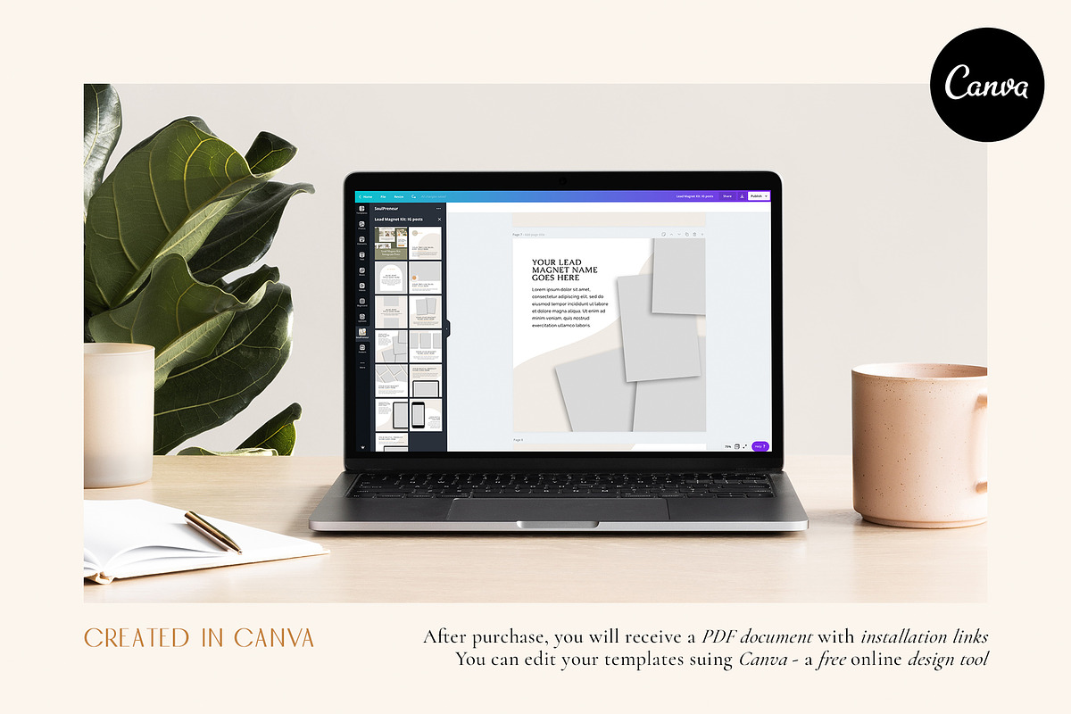 Download Lead Magnet Marketing Bundle | CANVA | Creative Canva ...