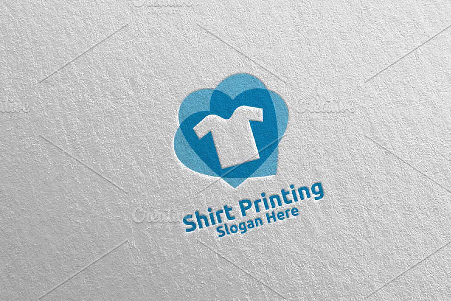 T shirt Printing Company Logo 68 | Creative Illustrator Templates ...