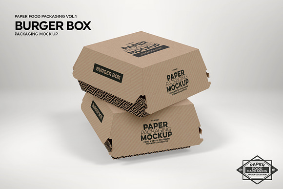 Download Vol 1 Paper Box Packaging Mockups Creative Photoshop Templates Creative Market