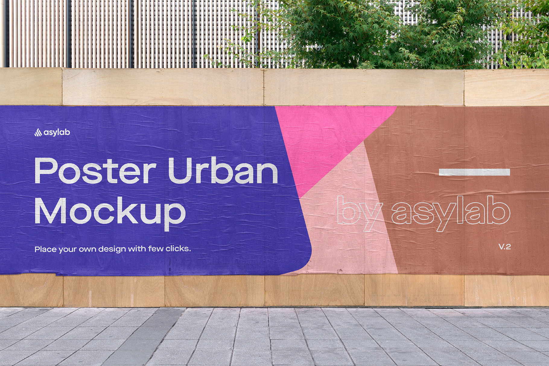 Download Urban Poster Street Mockup Psd Creative Photoshop Templates Creative Market