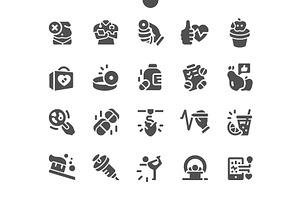 60 Health UI icons | Pre-Designed Photoshop Graphics ~ Creative Market