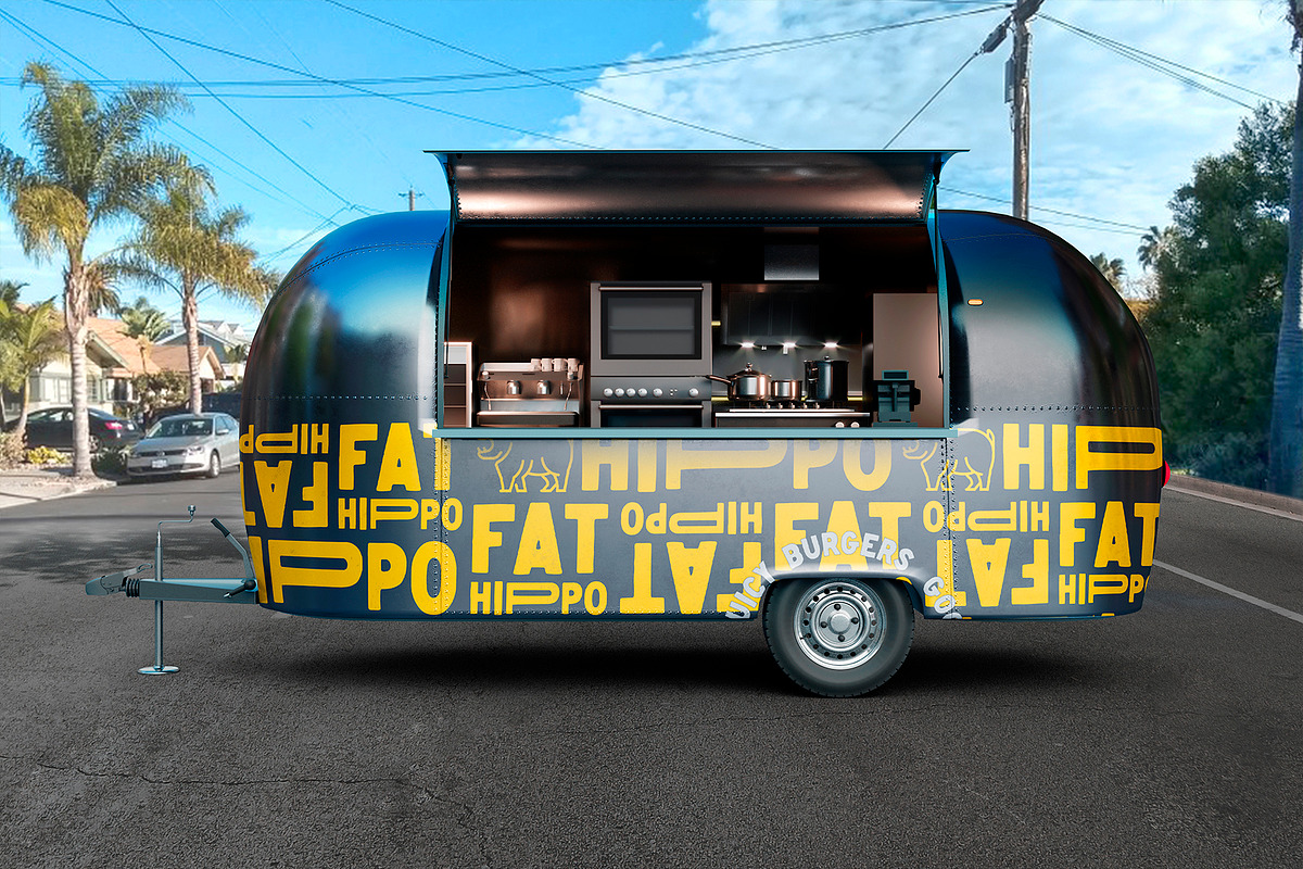 Food Truck Mockup free download