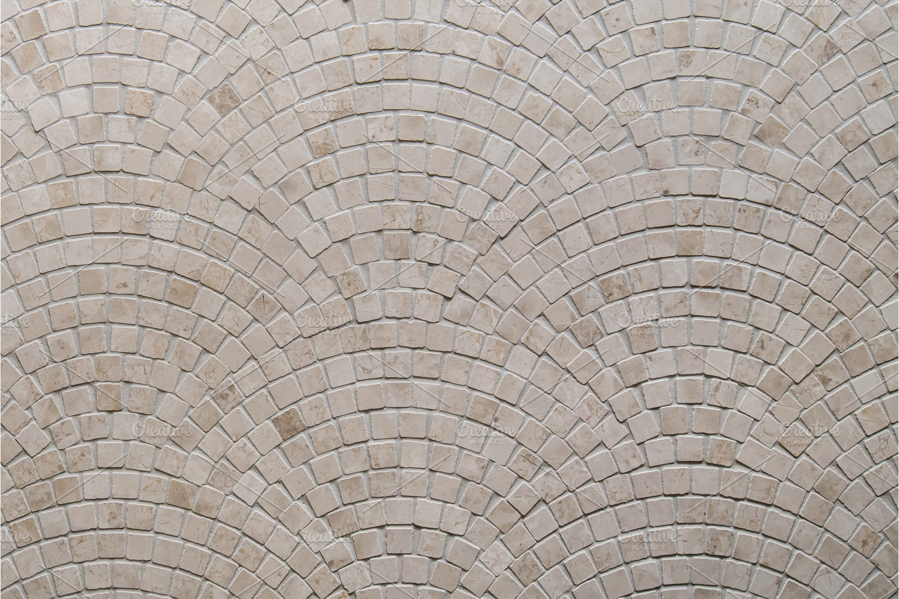 Beige mosaic tile texture on the | Abstract Stock Photos ~ Creative Market