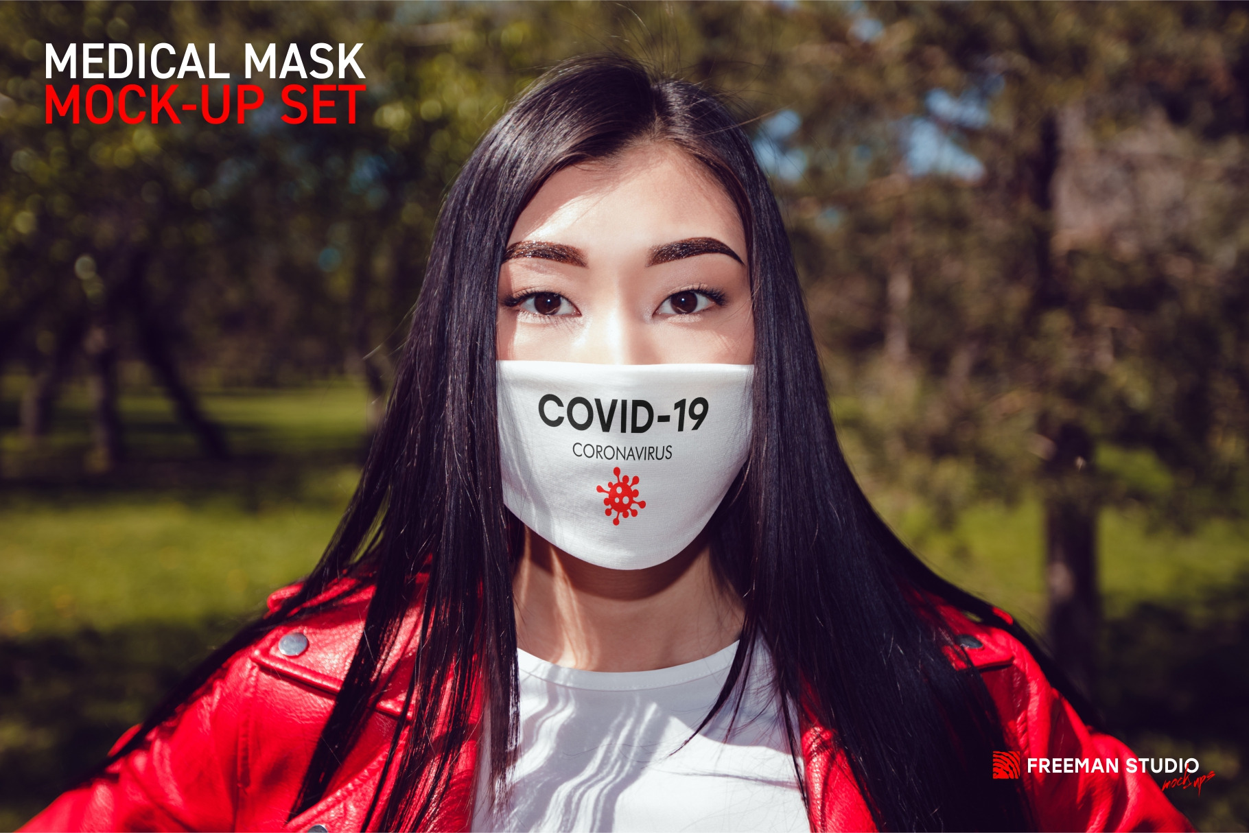 Download Medical Mask Mock-Up Set | Creative Photoshop Templates ...