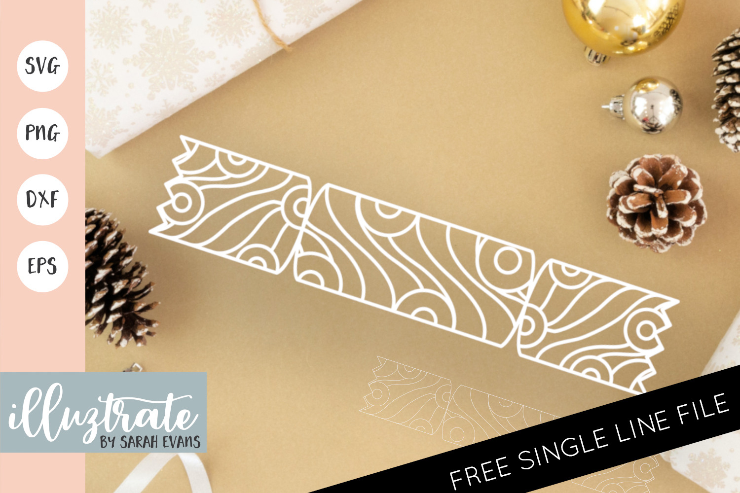 Download Christmas Cracker Mandala Svg Cut Fi Pre Designed Illustrator Graphics Creative Market