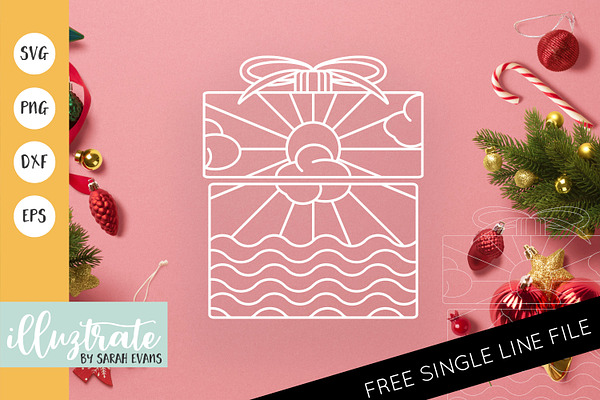 Download Christmas Present Mandala Svg Cut Fi Pre Designed Vector Graphics Creative Market PSD Mockup Templates