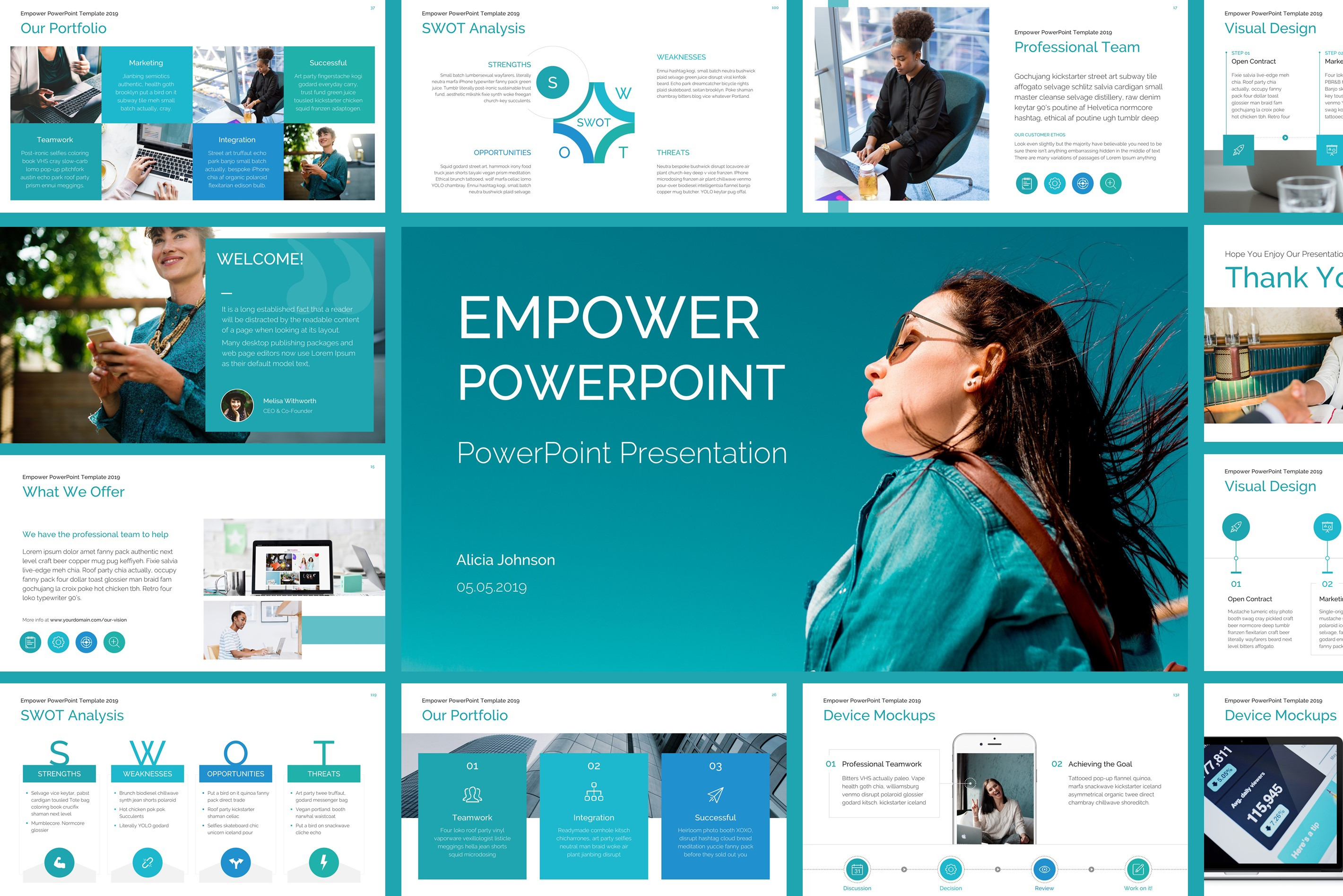 Empower Powerpoint Template Presentation Templates Creative Market