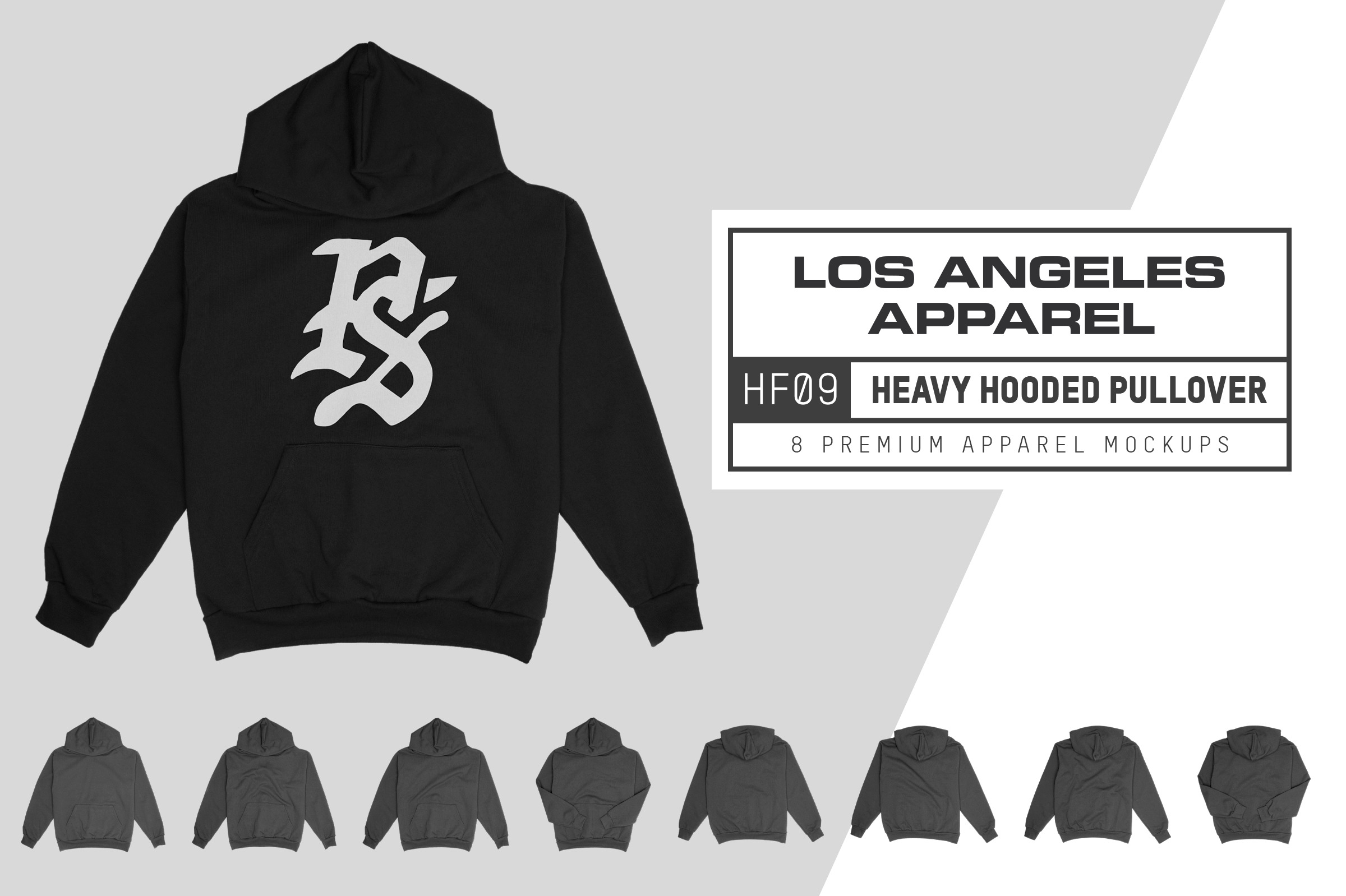 Los Angeles Apparel Mockups  Hoodie Mockups ~ Creative Market