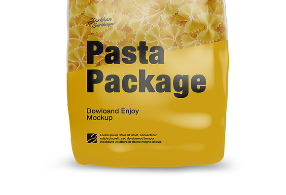 Download Fusilli Pasta Mockup Creative Photoshop Templates Creative Market