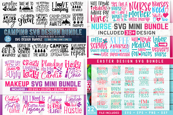 Download The Mega Bundle Over 1860 Svg Design Pre Designed Illustrator Graphics Creative Market 3D SVG Files Ideas | SVG, Paper Crafts, SVG File