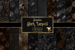 Download Burgundy And Gold Leopard Patterns Pre Designed Photoshop Graphics Creative Market