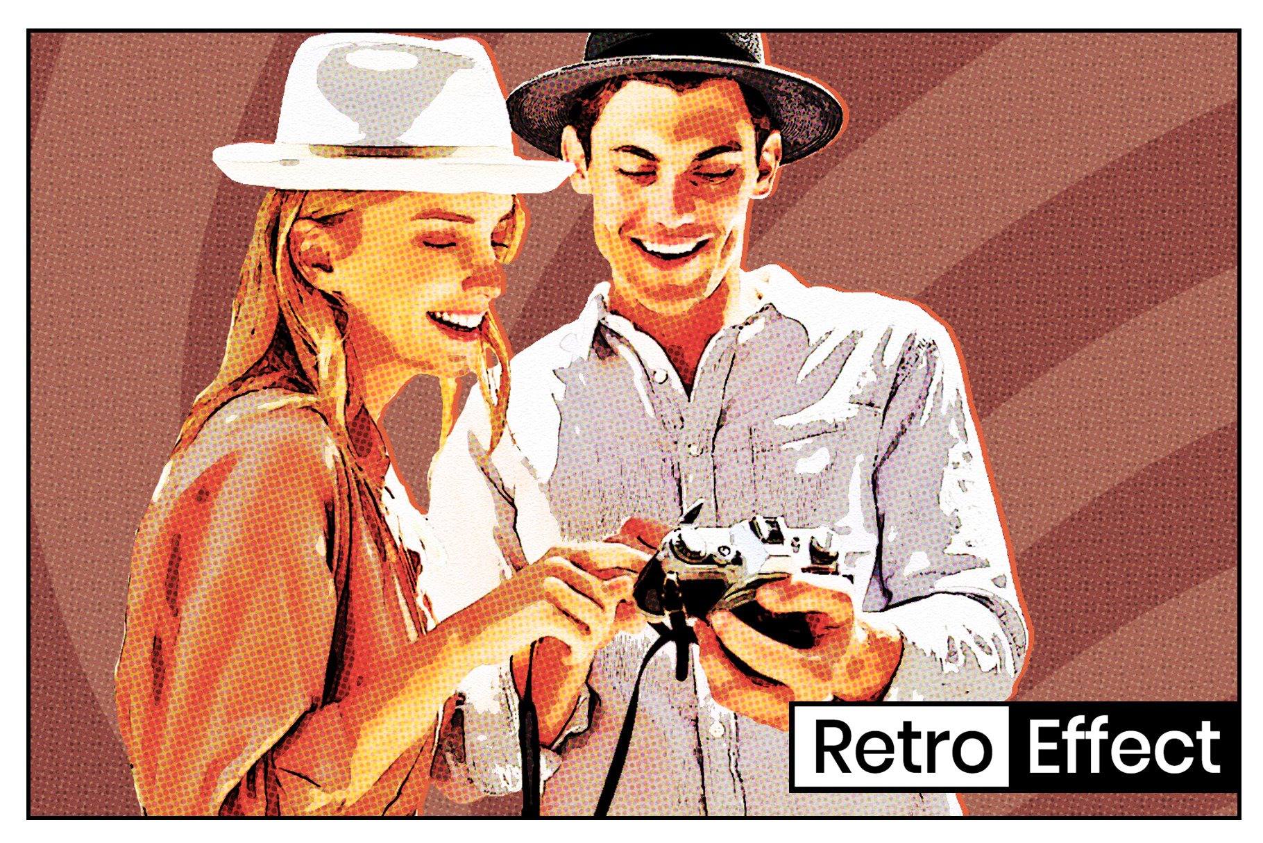 Retro Poster Effect | Unique Photoshop Add-Ons ~ Creative Market