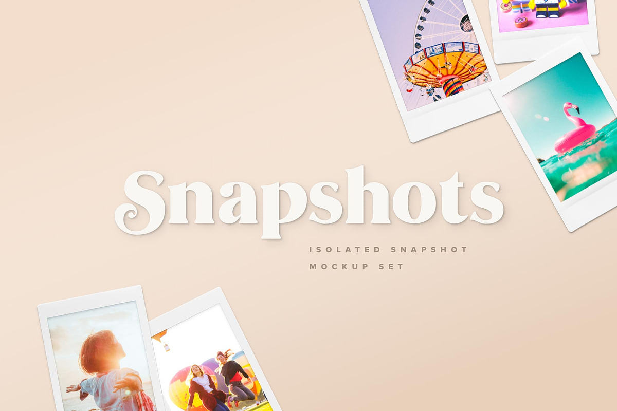 Download Polaroid Snapshot Picture Mock Ups Photoshop 5029214 Graphixtree