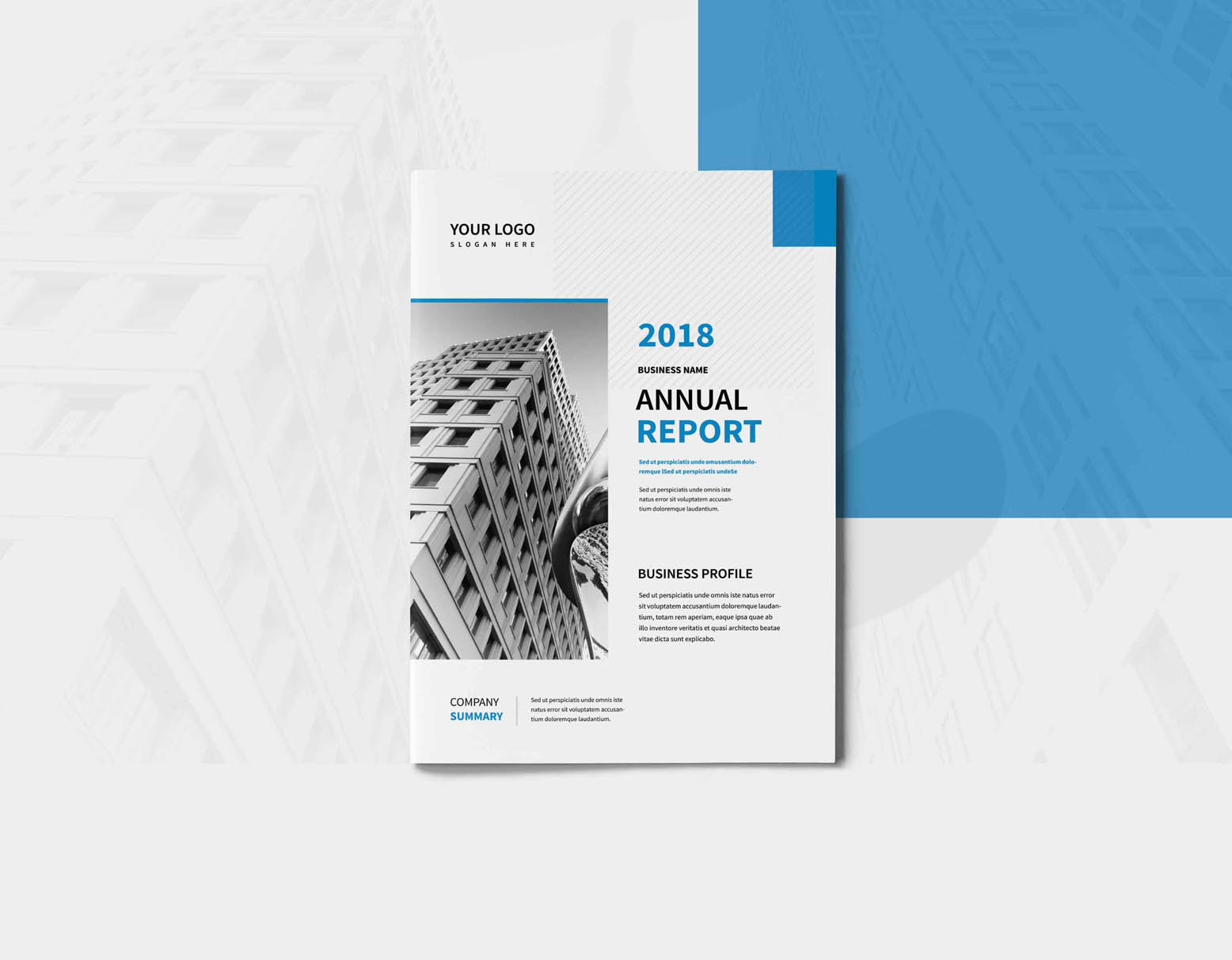 Annual Report Brochure | Brochure Templates ~ Creative Market