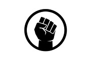 Raised fist symbol | Photoshop Graphics ~ Creative Market