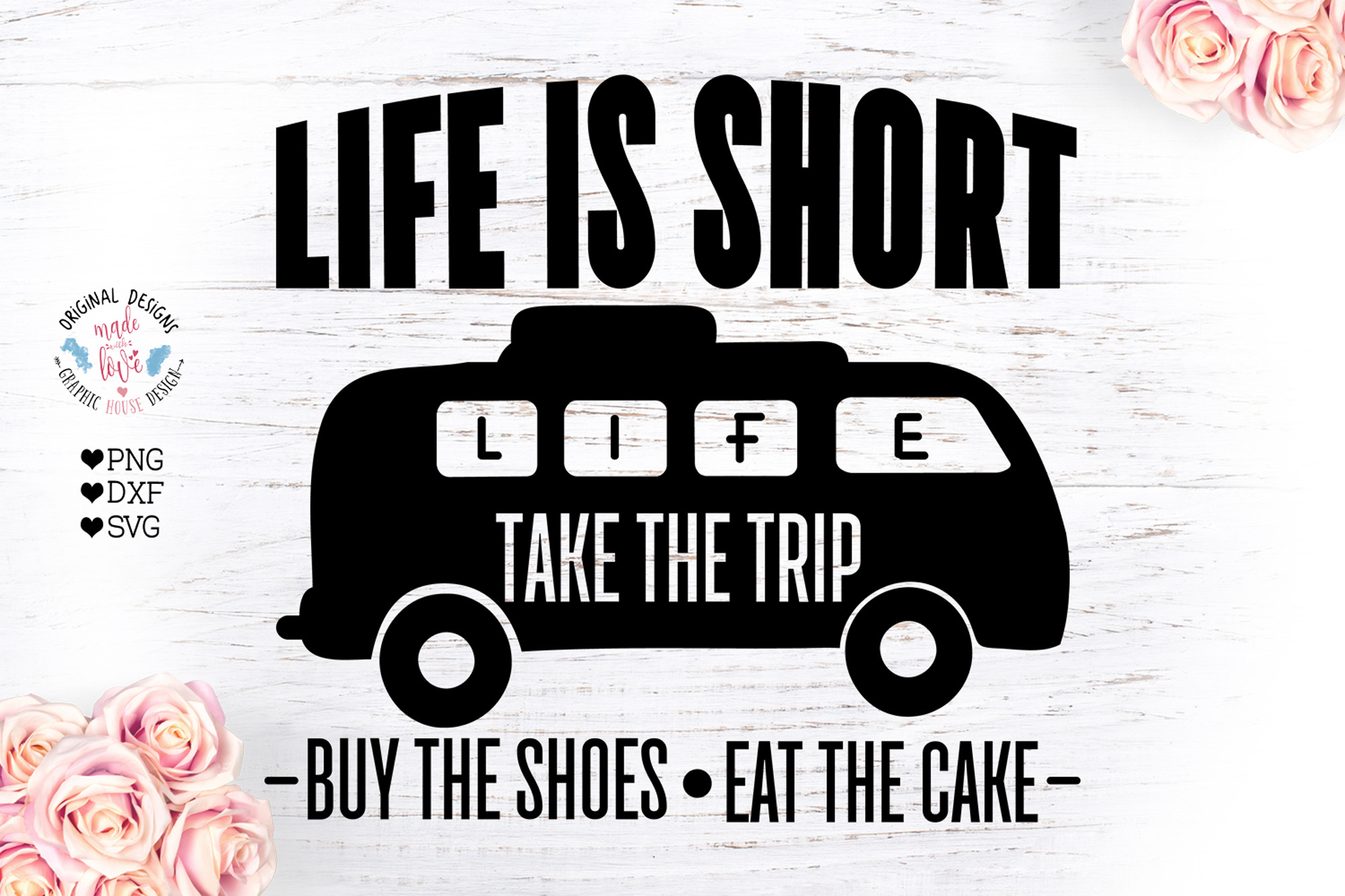 life-is-short-take-the-trip-illustrations-creative-market