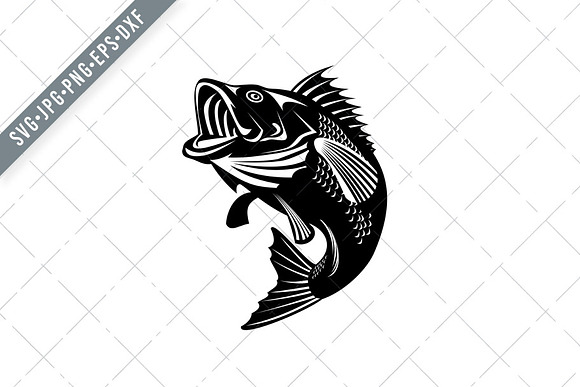 Free Free 273 American Flag Largemouth Bass Bass Fish Svg Free SVG PNG EPS DXF File