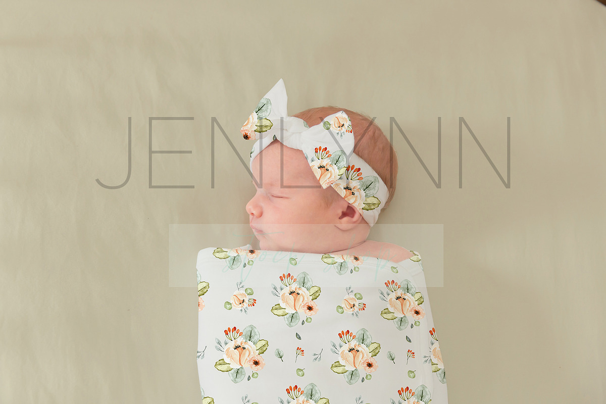 Download Jersey Baby Blanket + Bow Mockup #29 | Creative Photoshop Templates ~ Creative Market