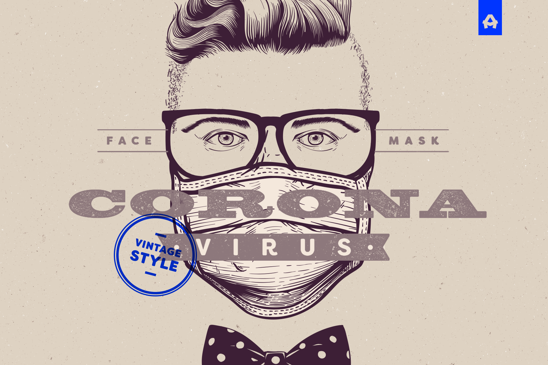 corona-vintage-face-masks-pre-designed-illustrator-graphics-creative-market