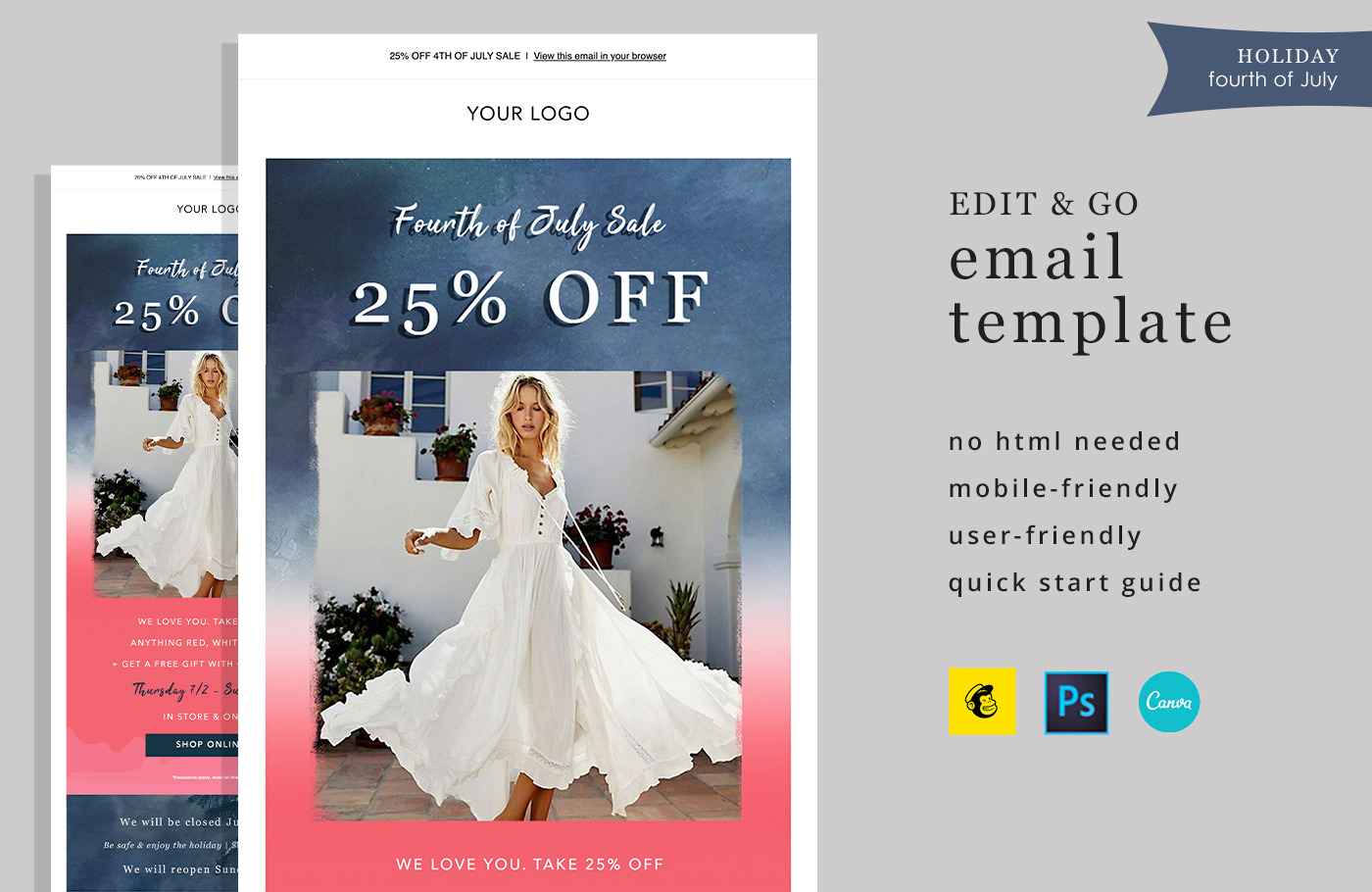 fourth-of-july-email-template-email-templates-creative-market