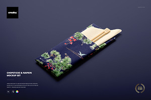 Download Chopsticks Mockup Creative Photoshop Templates Creative Market