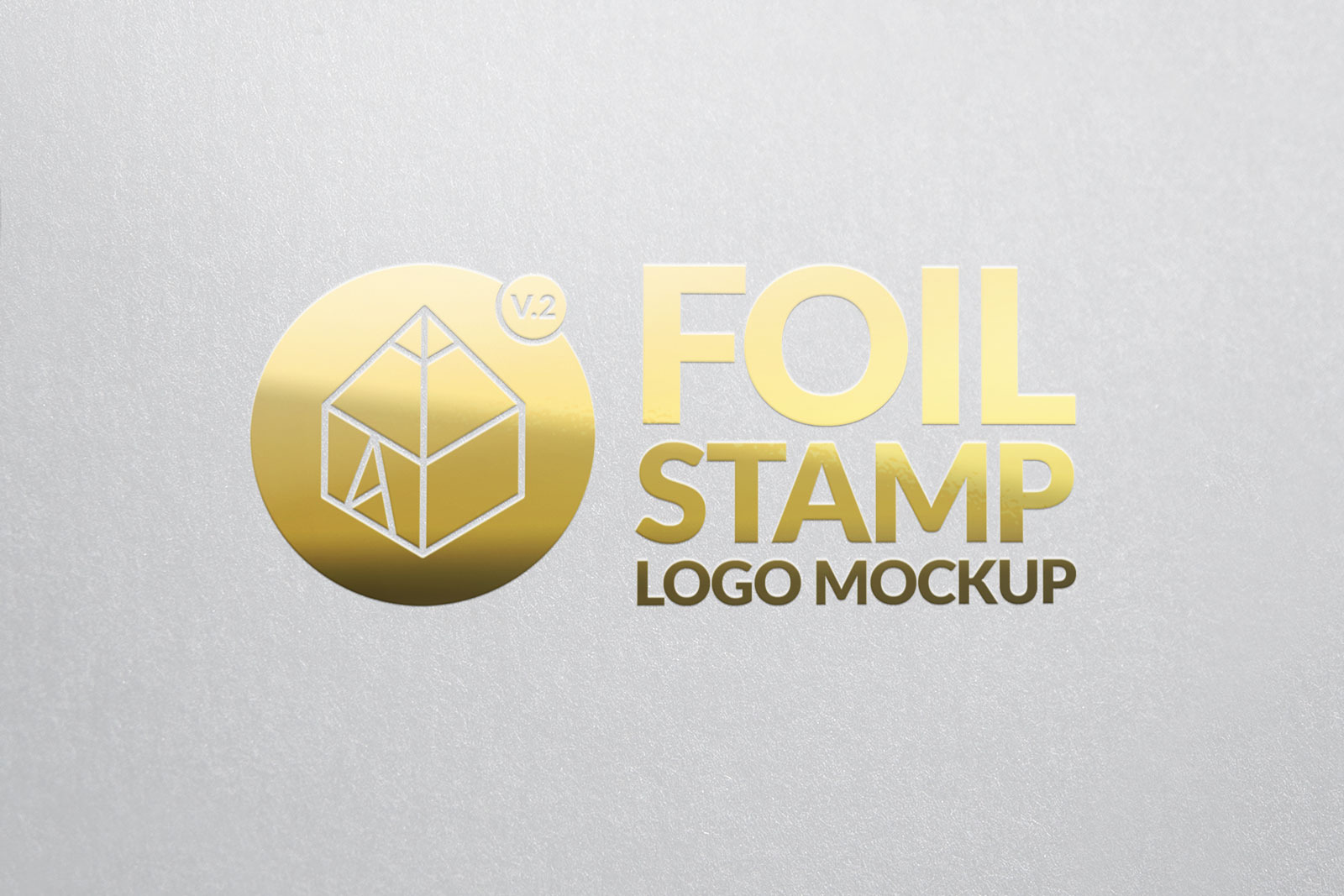 Download Foil Stamp Logo Mockup 2 Creative Photoshop Templates Creative Market