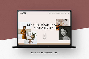 Download Wix Website Template Creative Website Templates Creative Market