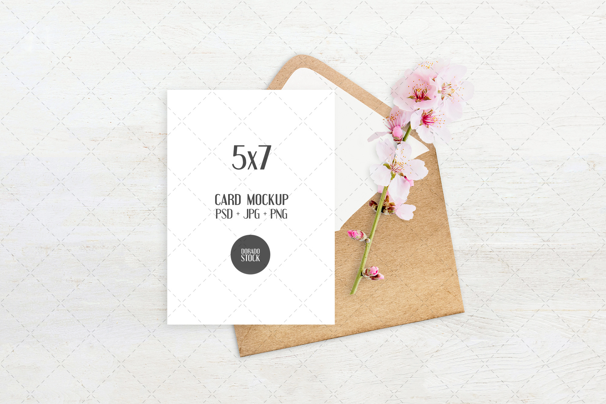 5x7 Portrait Card Mockup | Creative Canva Templates ~ Creative Market