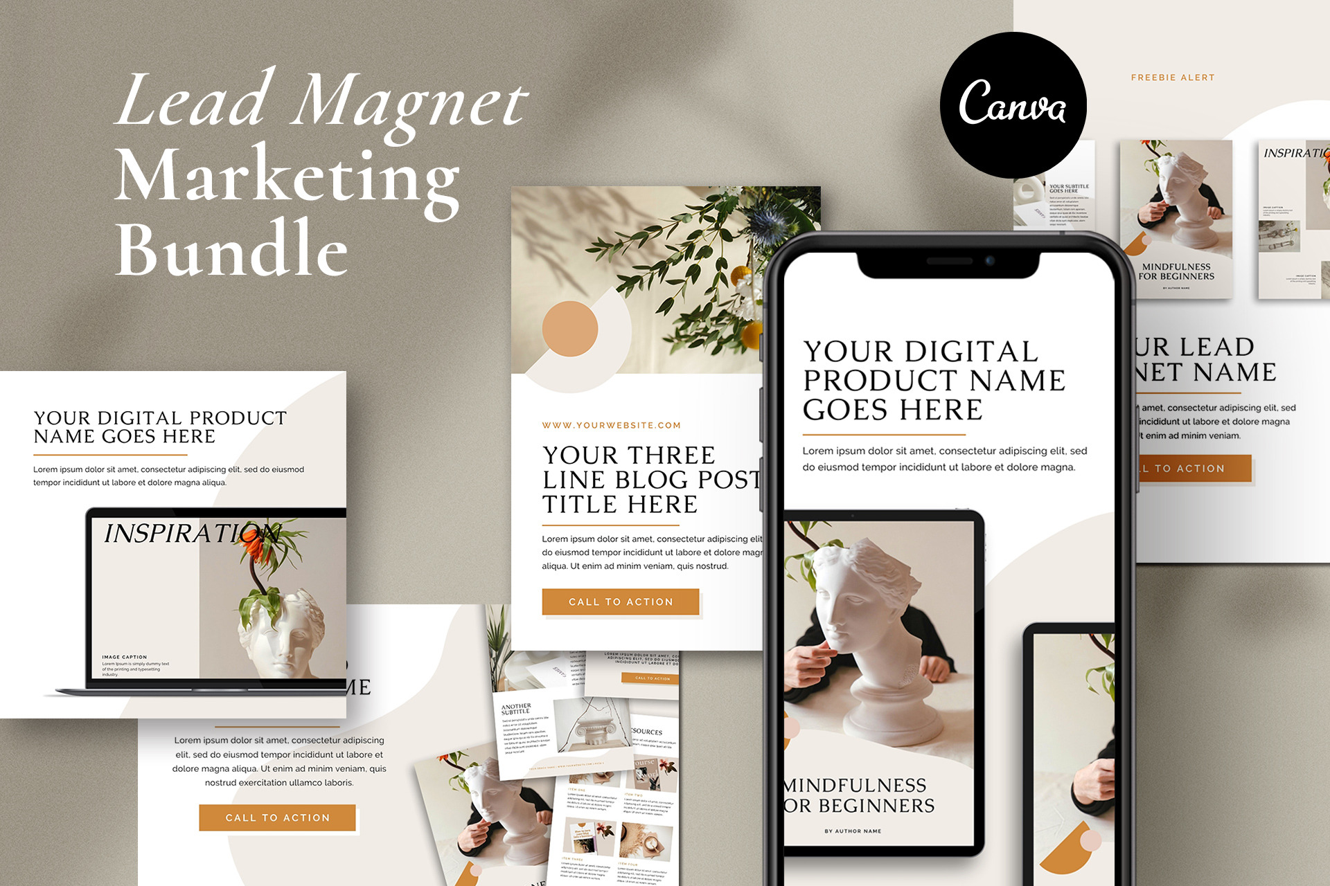 Download Lead Magnet Marketing Bundle | CANVA | Creative Canva ...