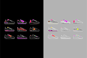 12 Sneaker Icons | Pre-Designed Photoshop Graphics ~ Creative Market