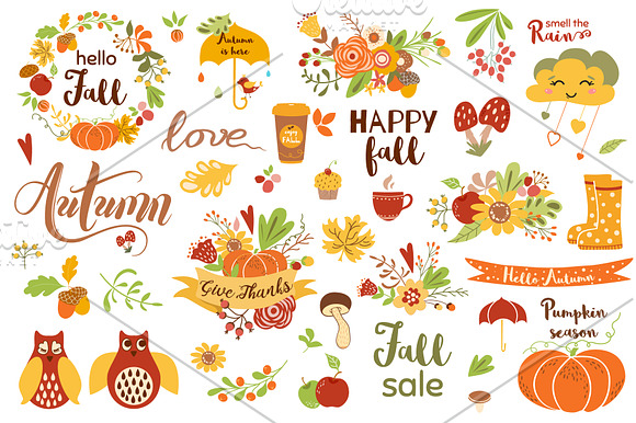 cute fall clip art