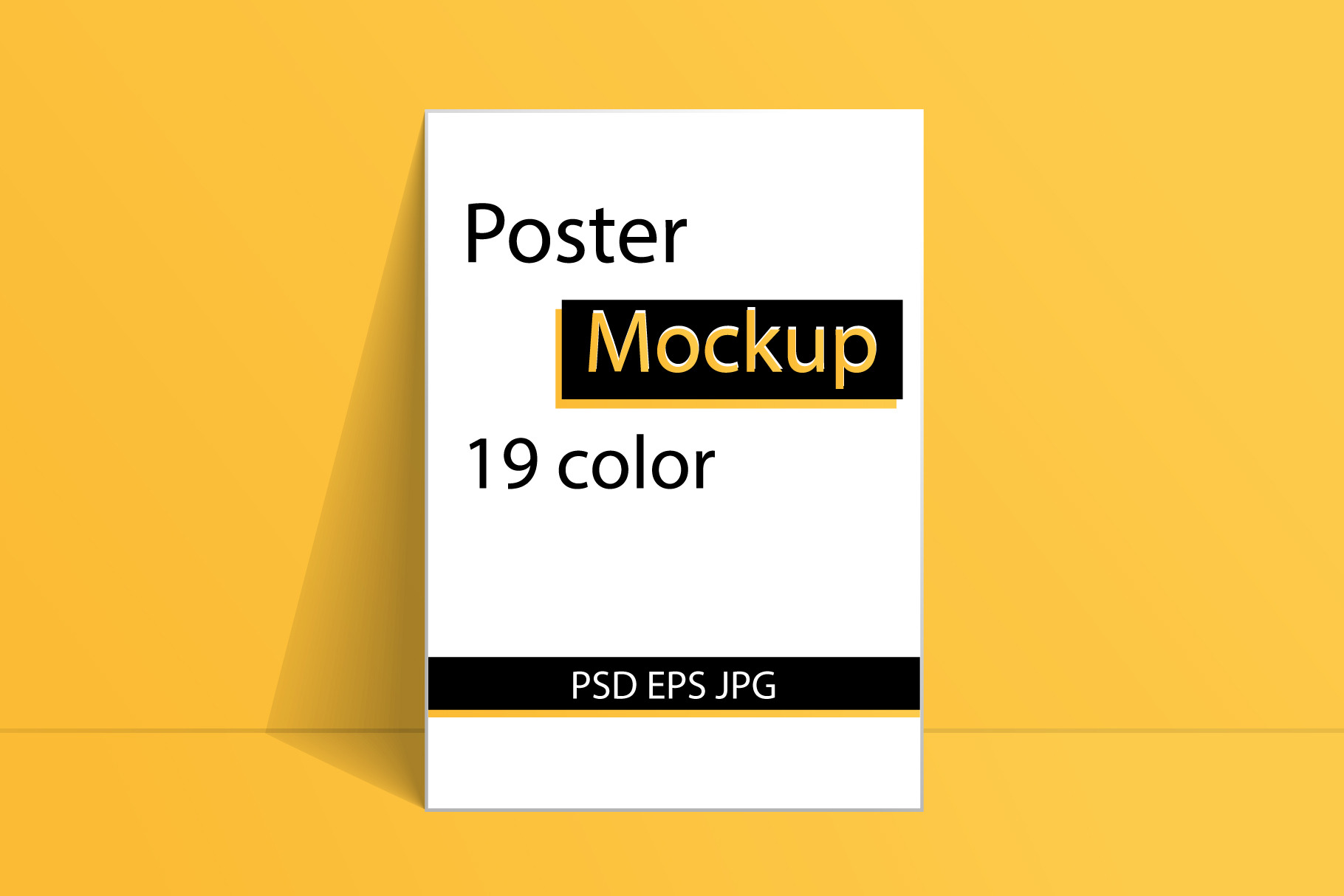 Download Paper Poster Mockup 19 Color Creative Illustrator Templates Creative Market PSD Mockup Templates