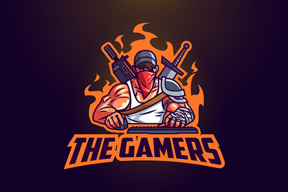 The Gamers Logo  Templates & Themes ~ Creative Market