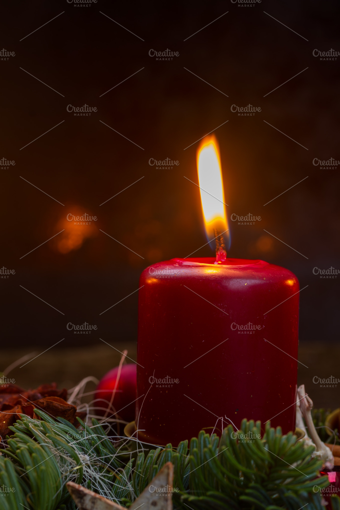 advent wreath with burning candles | High-Quality Holiday Stock Photos ...