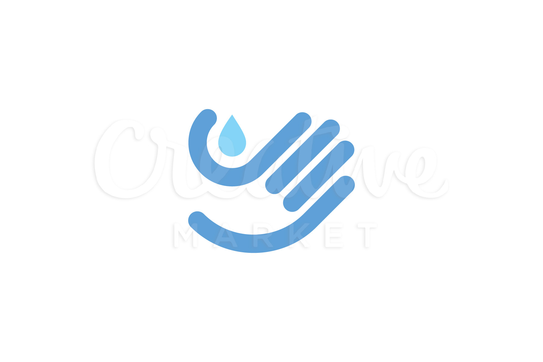 Hand Wash Logo | Creative Illustrator Templates ~ Creative Market