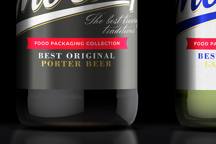 Download Beer Bottle Mockup 500ml | Creative Photoshop Templates ...