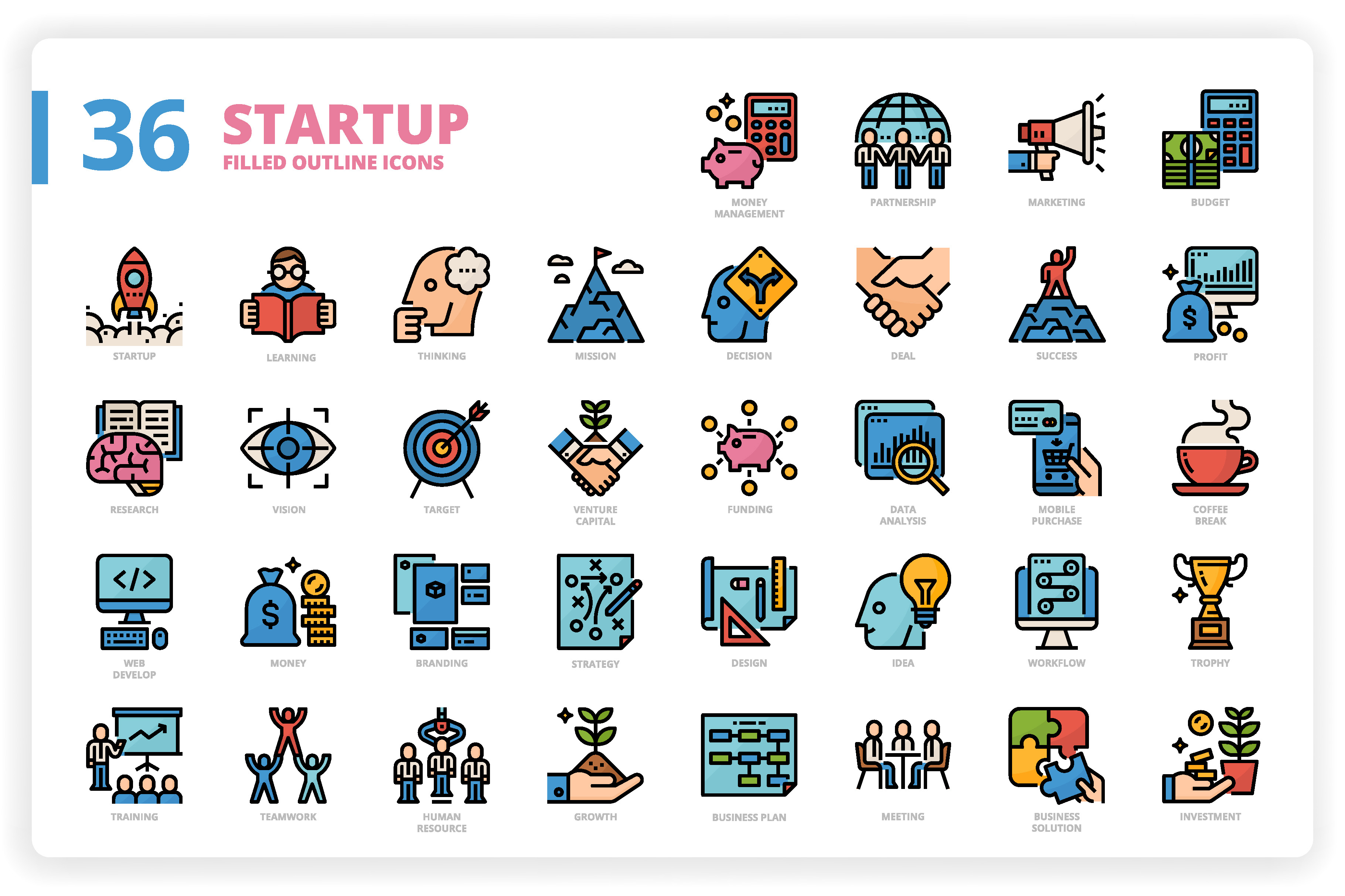 startup icons