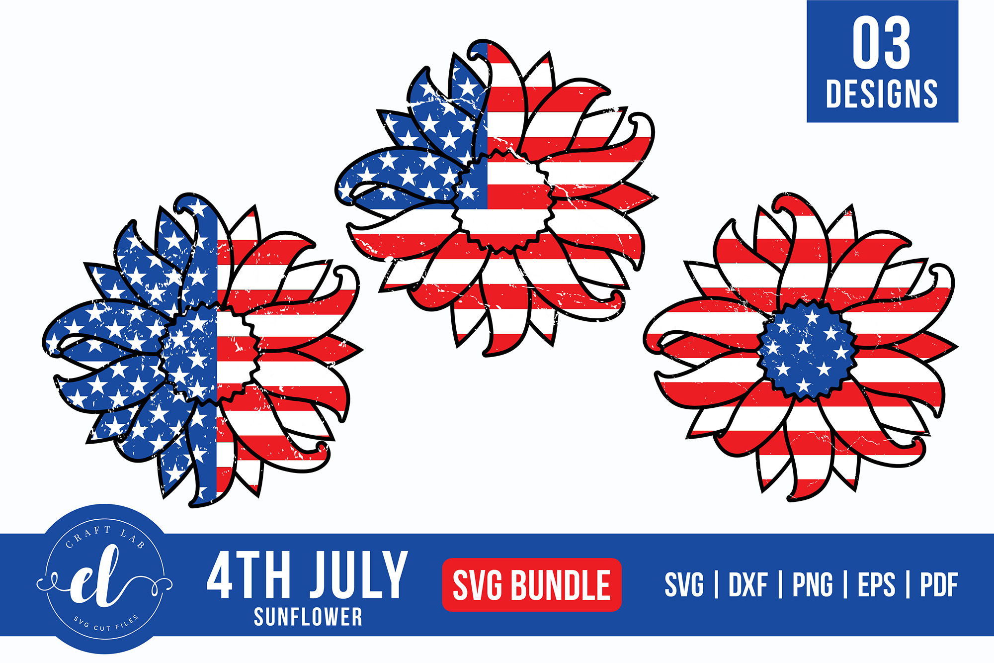 Download 4th Of July Sunflower Svg Bundle Pre Designed Illustrator Graphics Creative Market PSD Mockup Templates