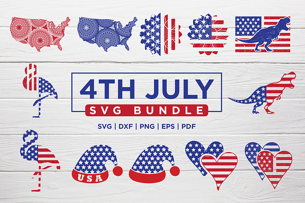 Download 4th Of July Svg Bundle Cut Files Pre Designed Illustrator Graphics Creative Market PSD Mockup Templates