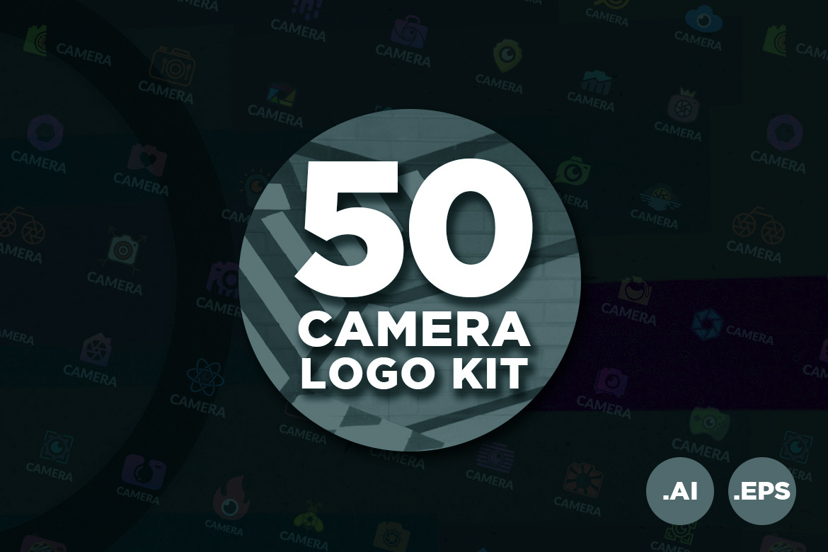 50 Camera Logo Kit | Creative Illustrator Templates ~ Creative Market