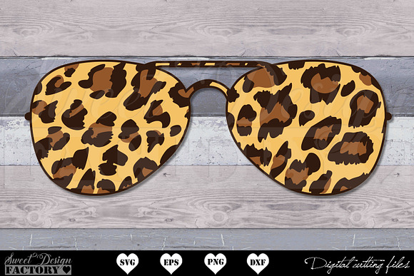 Download Cheetah Print Sunglasses Svg Pre Designed Photoshop Graphics Creative Market