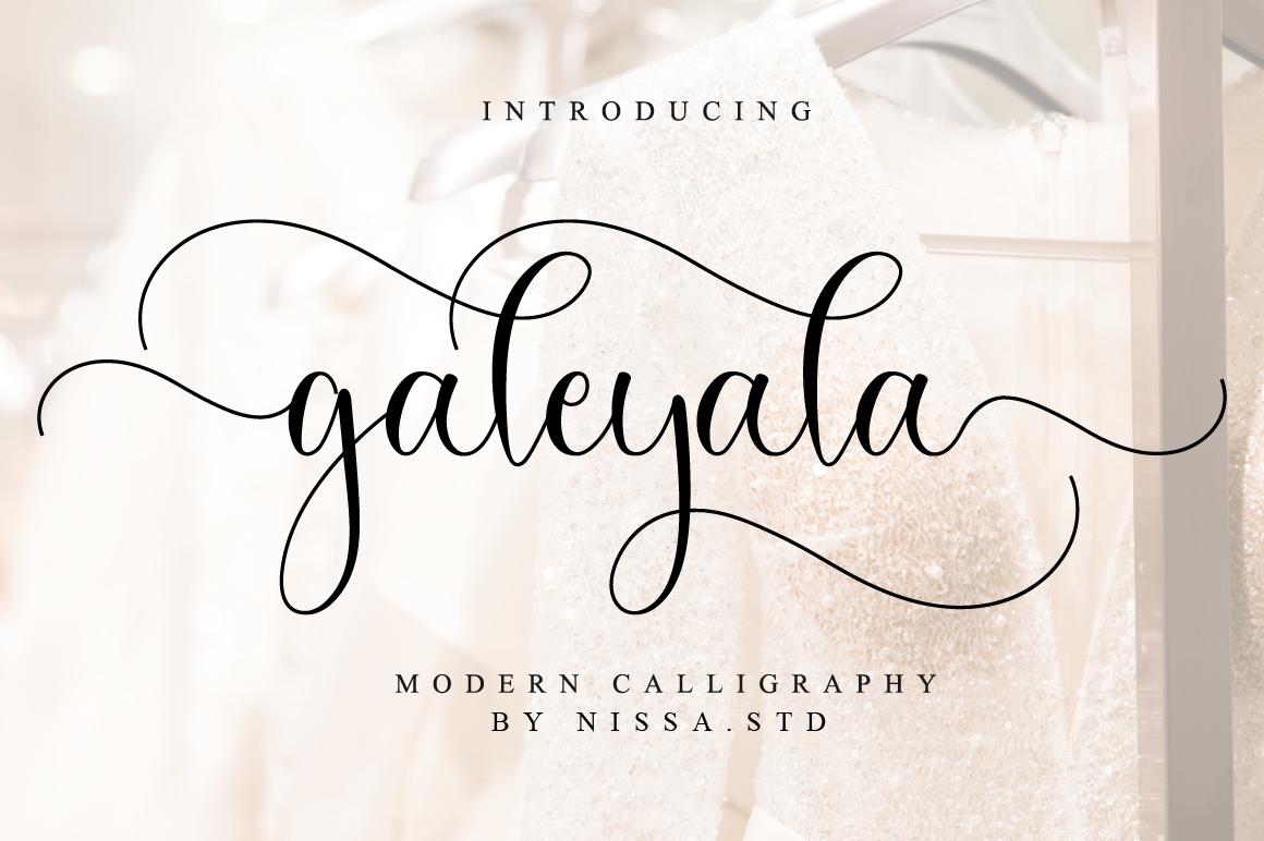 Galeyala Script | Stunning Script Fonts ~ Creative Market