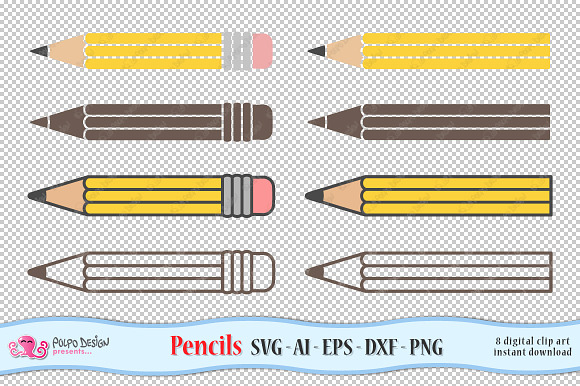 Download Pencil Svg Eps Dxf Ai And Png Pre Designed Photoshop Graphics Creative Market